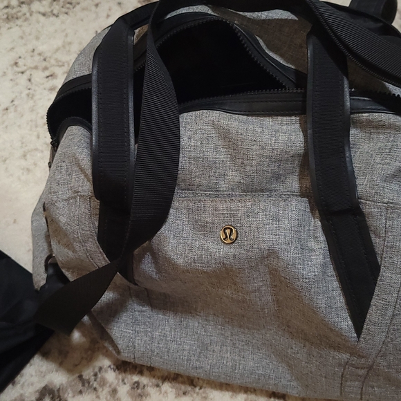 lululemon athletica Gray Duffel Bag with Minimalist Design - Picture 1 of 2
